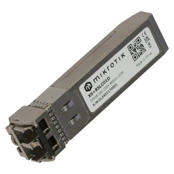 SFP модул MikroTik XS+85LC01D, 2x LC/UPC интерфейс, до 100m, multi-mode | JAR Computers MikroTik XS+85LC01D
