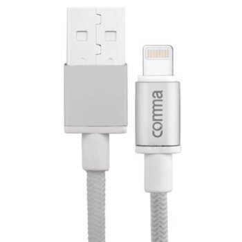Comma USB A(m) to Lightning 1m Silver 25891