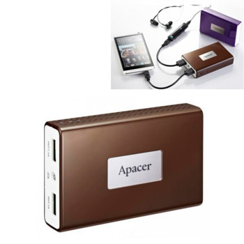 Apacer B123 power bank 7800mAh  кафяв