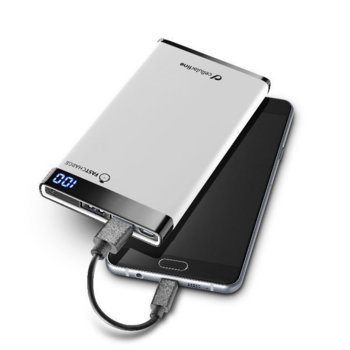 Външна батерия/power bank/ Cellular Line FreePower Manta, 6 000 mAh, Два USB изхода, бяла | JAR Computers Cellular Line FreePower Manta IT4101