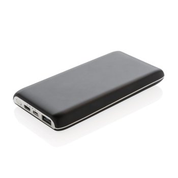Външна батерия /power bank/ XD Light Bank, 8000 mAh, черна, 1x microUSB Type B, 1x USB Type A, 1x USB Type C | JAR Computers XD Light Bank 8000 mAh black