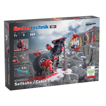 Конструктор Fischertechnik Cable Car, 3 модела, 269 части, над 7г. | JAR Computers Fischertechnik Cable Car 564068