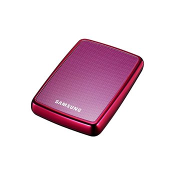 Твърд диск 1000GB Samsung S2, външен, розов, 2.5" (6.35 cm), USB 2.0 (+захранване през USB), 3г. | JAR Computers 1000GB Samsung S2 розов