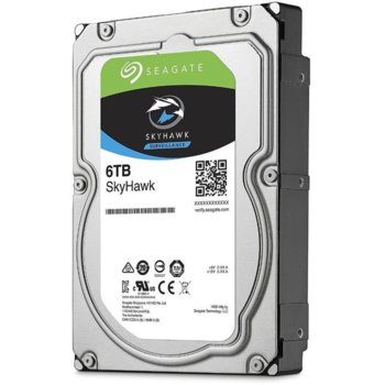 Твърд диск 6TB Seagate SkyHawk Guardian ST6000VX001, SATA 6Gb/s, 5400rpm, 256MB кеш, 3.5"(8.89 cm) | JAR Computers Seagate 6TB SkyHawk Guardian Surveillance