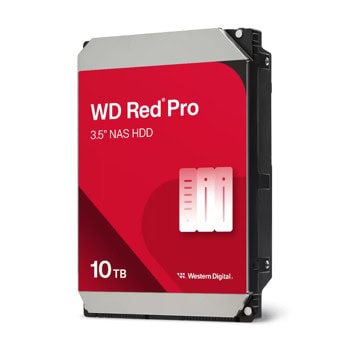 Твърд диск 10TB, Western Digital Red Pro NAS, SATA 6Gb/s, 7200 rpm, 512MB кеш, 3.5" (8.89 cm) | JAR Computers Western Digital WD103KFBX