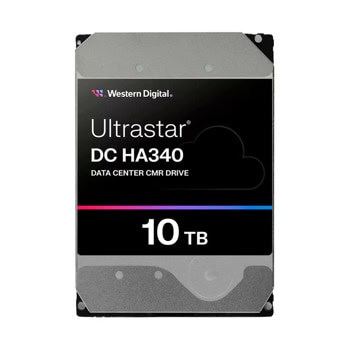 Твърд диск 10TB, Western Digital Ultrastar DC HA340, SATA 6Gb/s, 7200 rpm, 512MB, 3.5"(8.89 cm) | JAR Computers WD 10TB Ultrastar DC HA340 WUS721210BLE6L4