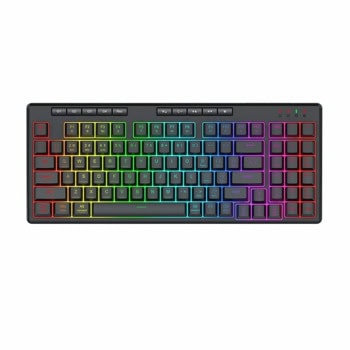 Клавиатура Redragon Varro RGB, гейминг, RGB подсветка, 5 мултимедийни клавиша, черна, USB | JAR Computers Redragon Varro RGB K517-RGB