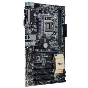 Дънна платка Asus H110-PLUS, H110, LGA1151, DDR4, PCI-E(DVI&D-Sub), 4x SATA 6Gb/s, 2x USB 3.0, ATX | JAR Computers Asus H110-PLUS