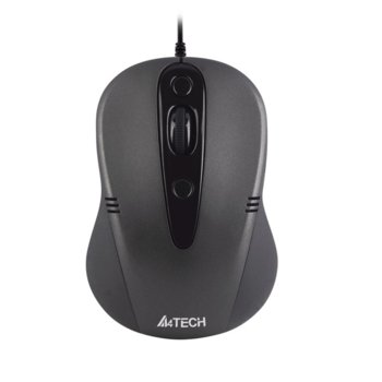 Мишка A4tech N-370FX, подходяща за всякаква повърхност, 1600dpi, черна, USB | JAR Computers A4tech N-370FX V-track, USB