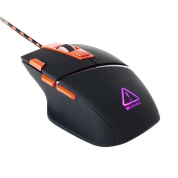 Мишка Canyon Sulaco, оптична (4200 dpi), USB, черна, RGB image