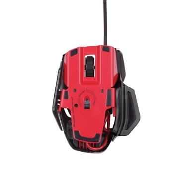 Mad Catz R.A.T. 3, лазерна, USB, черна/червена