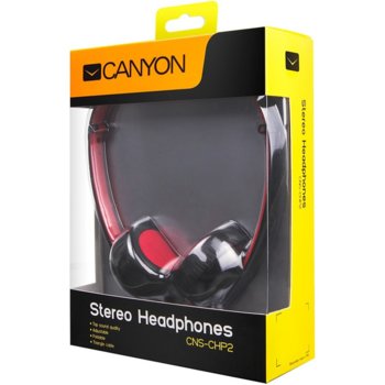 CANYON CNS-CHP2BR stereo headphone, 3.5mm plug