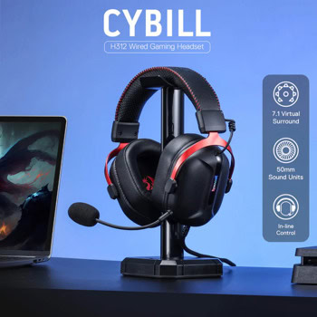 слушалки redragon cybill h312 черни