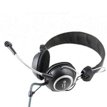 Слушалки Somic Sennic ST-818, микрофон, гейминг, 2.5м кабел, 40мм говорители, 3.5mm jack, черни | JAR Computers Somic Senicc ST-818
