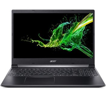 Лаптоп Acer Aspire 7 A715-74G-5138 (NH.Q5TEX.009), четириядрен Coffee Lake Intel Core i5-9300H 2.4/4.1 GHz, 15.6" (39.62 cm) Full HD Anti-Glare Display & GF GTX 1650 4GB, (HDMI), 8GB DDR4, 512GB SSD PCIe NVMe, 1x USB 3.1 Type-C, Linux, 2.35kg | JAR Computers Acer Aspire 7 A715-74G-5138 NH.Q5TEX.009