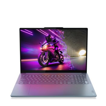 Лаптоп Lenovo Yoga Pro 9 16IAH10 (83L0000QBM)(сив), шестнадесетядрен Intel Core Ultra 7 255H 2.0/5.1 GHz, 16"(40.64cm) 2.8K OLED Glossy Display & GF RTX 5070 8GB (HDMI), 64GB LPDDR5x, 2TB SSD NVMe, 2x USB Type-C, Windows 11 Home, 1.92kg | JAR Computers LENOVO YG PRO 9 16 83L0000QBM