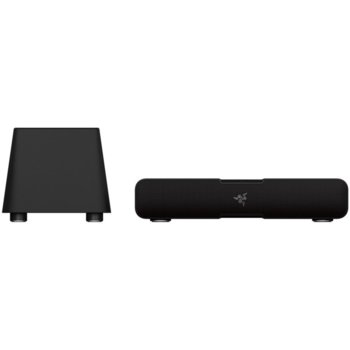 Soundbar система за домашно кино Razer Leviathan, 5.1, Bluetooth, 3.5mm jack, 60W RMS (30W + 2x 15), черна image