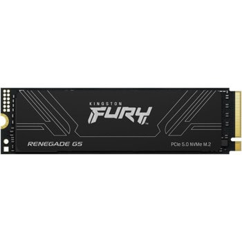 Памет SSD 4TB, Kingston FURY Renegade G5, NVMe, M.2 (2280), скорост на четене до 14800 MB/s, скорост на запис до 14000MB/s | JAR Computers Kingston Renegade G5 PCIe 5.0 NVMe 4TB SFYR2S/4T0
