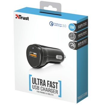 Trust Ultra-Fast USB Car Charger 21819