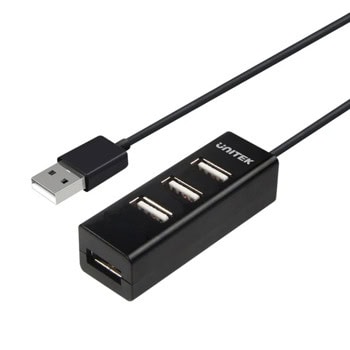 USB хъб Unitek Y-2140 черен