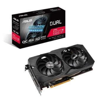 Видео карта AMD Radeon RX 5500 XT, 4GB, Asus Dual EVO OC Edition, PCI-E 4.0, GDDR6, 128-bit, 3x DisplayPort, HDMI | JAR Computers Asus Dual Radeon RX 5500 XT EVO OC Edition