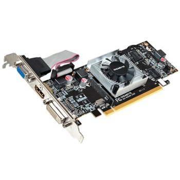 Видео карта AMD Radeon HD 5450, 1GB, Gigabyte GV-R545-1GI (rev. 3.0), PCI-E 2.0, DDR3, 64 bit, HDMI, DVI | JAR Computers Gigabyte GV-R545-1GI (rev. 3.0)