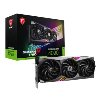 Видео карта Nvidia GeForce RTX 4090, 24GB, MSI GeForce RTX 4090 Gaming X Trio, PCI-E 4.0, GDDR6X, 384-bit, DisplayPort, HDMI | JAR Computers MSI GeForce RTX 4090 Gaming X Trio 24GB