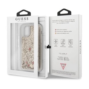 Guess Liquid Glitter Hearts GUHCN65GLHREGO
