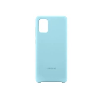Samsung A71 Silicone Cover Blue