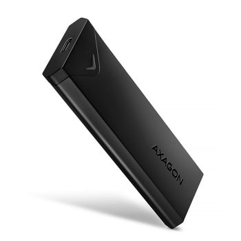 Кутия AXAGON EEM2-UB2, за М.2 (2242/2260/2280) SSD, NVMe, USB 3.2 Gen 2 Type-C, черна | JAR Computers AXAGON EEM2-UB2