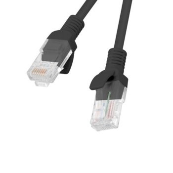 Пач кабел Lanberg PCU5-10CC-1000-G, U/UTP, cat.5е, 10м, черен | JAR Computers Lanberg CAT.5E 10m black PCU5-10CC-1000-BK