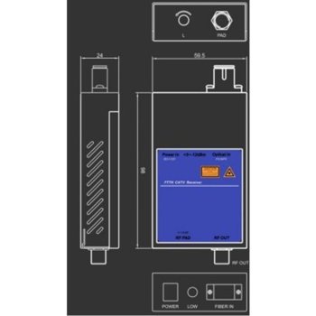 Медия Конвертор H9122LG/NC