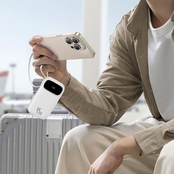 baseus enerfill fc31 qpow2 45w 20000mah бял