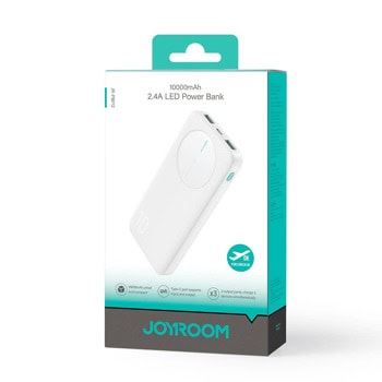 joyroom led power bank 10000mah бял | JAR Computers joyroom led power bank 10000mah бял