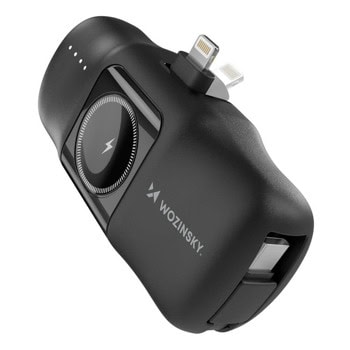 Wozinsky 3-in-1 Power Bank 5000mAh 15W черен | JAR Computers Wozinsky 3-in-1 Power Bank 5000mAh 15W черен