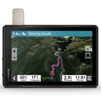 Навигация Garmin Tread XL - Overland Edition (010-02509-10), 10.1" (25.7 cm) TFT дисплей, GPS, Wi-Fi, Bluetooth, 64GB вградена памет, до 6 часа време за работа, microSD слот, IPX7, карти на Европа, Африка и Близкия изток | JAR Computers Garmin Tread XL - Overland Edition 010-02509-10