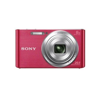 Sony DSC-W830 (розов) + калъф Sony LCS-BDG + 8GB