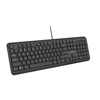 Клавиатура Canyon HKB02-BG, 13 мултимедийни бутона, черна, USB | JAR Computers Canyon HKB02-BG