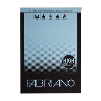 Fabrino A4, 160 g/m2, небесносин, 50 листа