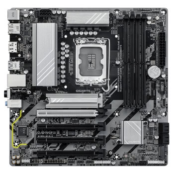 Дънна платка GIGABYTE B860M DS3H WIFI 6E, B860, LGA1851, DDR5, PCIe 5.0, (DP&HDMI), 4x SATA 6Gb/s, 2x M.2, 1x USB 3.2 Gen 1, 2.5GbE LAN, Wi-Fi6E, Bluetooth 5.3, Micro ATX | JAR Computers дънна платка gigabyte b860m ds3h wifi 6e