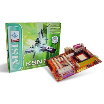 Дънна платка MSI K9N NEO-F, nForce 550, AM2, DDR2, PCI Express, SB7.1, Lan1000, Serial ATA Raid, ATX, BULK | JAR Computers MSI K9N NEO-F