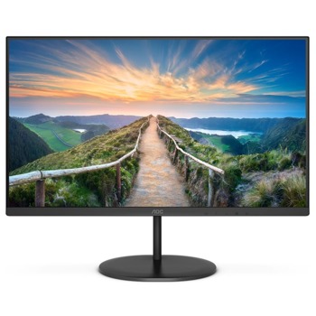 Монитор AOC U27V4EA, 27" (68.58 cm) IPS панел, 4K/UHD, 4ms, 20M:1, 350 cd/m2, DisplayPort, HDMI | JAR Computers Монитор AOC U27V4EA