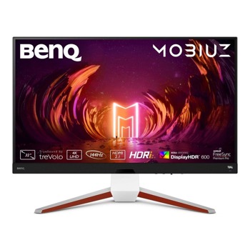 Монитор BENQ MOBIUZ EX3210U (9H.LKHLB.QBE), 32" (81.28 cm) IPS панел, 144 Hz, UHD-1, 2 ms(GTG), 300cd/m2, DP, HDMI | JAR Computers Монитор BENQ MOBIUZ EX3210U 32 inch IPS 144 Hz