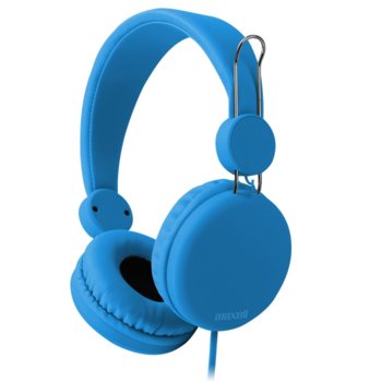 Слушалки Maxell Spectrum (SMS-10S), микрофон, сини | JAR Computers Maxell Spectrum SMS-10S Blue