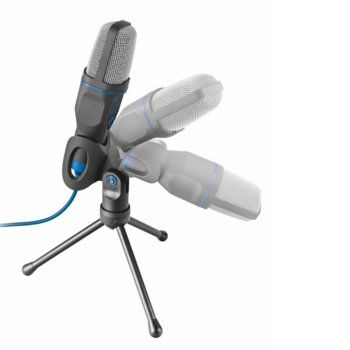 Микрофон TRUST Mico USB, 1.8m кабел, 3.5mm, USB, черен | JAR Computers TRUST Mico USB Microphone