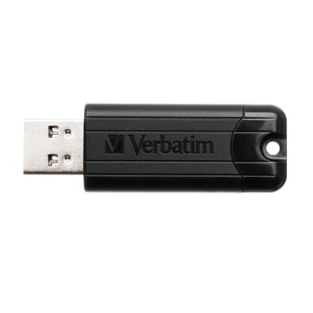 Памет 64GB USB Flash Drive, Verbatim Pinstripe, USB 3.2, черна | JAR Computers verbatim 64gb usb 3.2 pinstripe