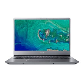 Лаптоп Acer Swift 3 SF314-54G-53YW (NX.GYJEX.004)(сребрист), четириядрен Kaby Lake R Intel Core i5-8250U 1.6/3.4 GHz, 14" (35.56 cm) Full HD IPS Display & GF MX150 2GB, (HDMI), 8GB DDR4, 512GB SSD, 1x USB 3.1 Type C, Windows 10 | JAR Computers Acer Swift 3 SF314-54G-53YW NX.GYJEX.004