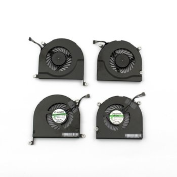 Вентилатор за лаптоп, съвместим с Apple Macbook Pro A1297 17" Left + Right / Ляв + Десен | JAR Computers CPU Fan Apple Macbook Pro A1297 17
