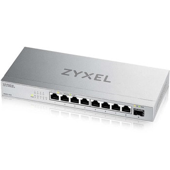 Суич ZyXEL XMG-108, 2500Mbps, 9 порта, 8x 10/100/1000/2500 Mbps, 1x SFP+ 10Gbps | JAR Computers ZyXEL XMG-108 XMG-108-ZZ0101F