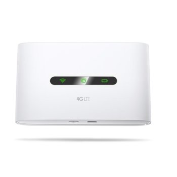 Рутер TP-Link M7300, 3G/4G, мобилен, 150Mbps, 2.4GHz(150 Mbps), Wireless N, 1x SIM card, 1x microSD card, 1x microUSB, 1x вътрешна антена, 2000mAh батерия | JAR Computers TP-Link M7300 LTE-Advanced Mobile Wi-Fi